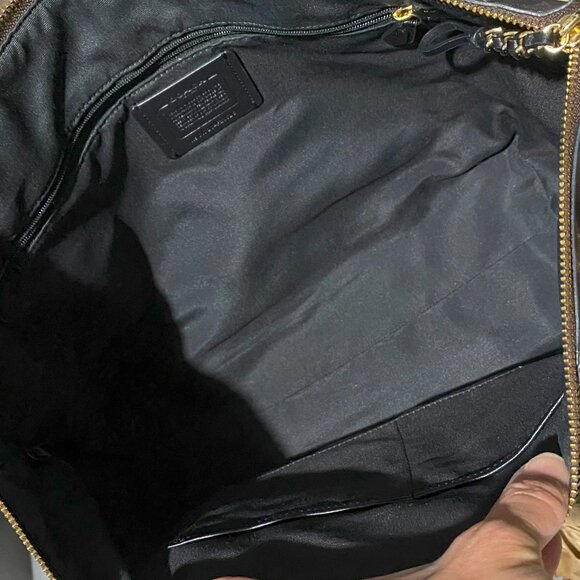 Coach Ava Chain in Signature Brown Black Shoulder Tote Bag MSRP $395 - Picture 12 of 15